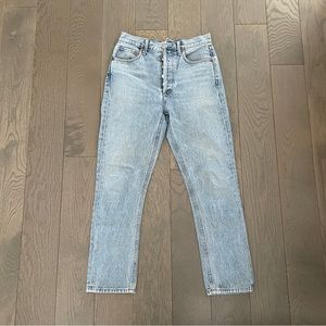 Agolde Riley crop in Renewal